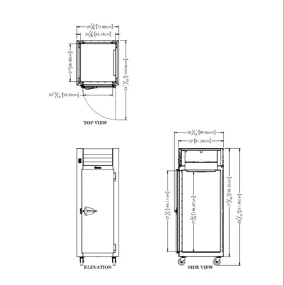 Traulsen G-SERIES 1-Section Hot Food Holding Cabinets Reach-In