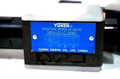 2 NEW YUKEN MRA-01-C-3090 REDUCING MODULAR VALVE MRA01C3090