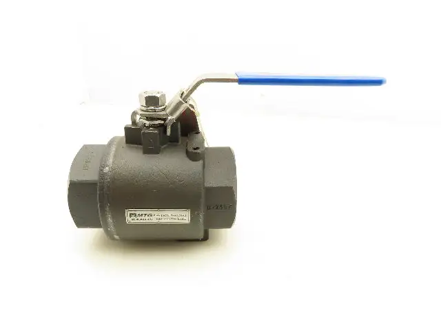 MTG M2006WBF-CS Fire Safe Ball Valve 2" NPT 1500 WOG WCB Steel