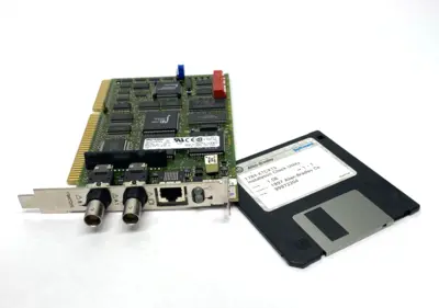 Used Allen-Bradley Ser. B ControlNet Comm Interface Adapter w/ 99972204 Network Cards Michigan US | Maverick Industrial Sales #1454340