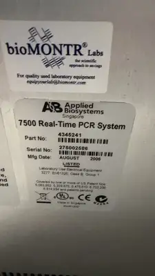 Used Applied Biosystems 7500 PCR/Thermal Cycler Texas US | PT Medical Technologies #1458789