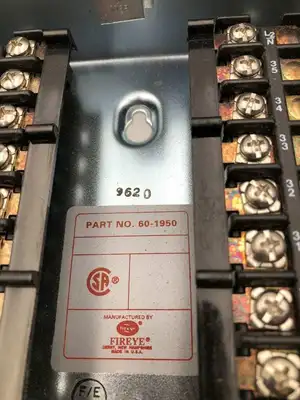 Fireye 60-1950 Expansion Module Wiring Base E300 Series – 120V/240V – New In Box