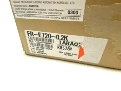 New | in-Stock Mitsubishi Electric Variable Frequency Drive 3PH, 0.2kW 1/4HP 220/230VAC Variable Speed Drives Michigan US | Maverick Industrial Sales #1398457