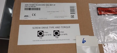 NEW Axis T91B53 Telescopic Ceil MNT 2P