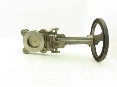 Velan L10-0310C-13SL 3" Stainless Knife Gate Valve 316SS Rising Stem Lug Style