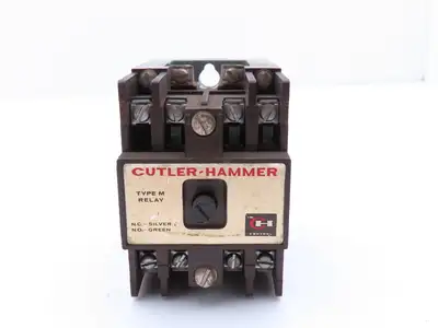 Cutler Hammer D23MB Type M Relay 10A 120V Coil w/ Ser A2 Attachment Lot of 6