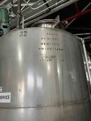1000 gal stainless steel mix tank