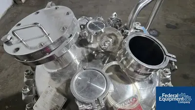 USED Pfaudler 50 Gal Pfaudler Glass Lined Reactor Body, 50/150#