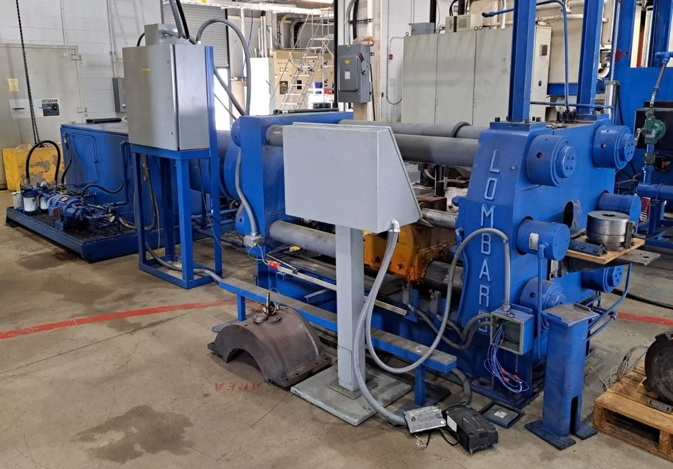 USED LOMBARD 300 Ton Oil Hyd Extrusion Press (14598)