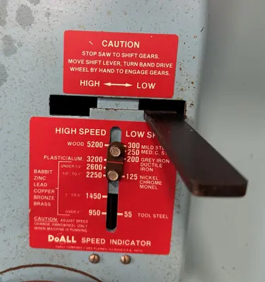 Used 1993 DOALL 2013-V Vertical Band Saws Ohio US | CW WOOD MACHINERY #1336294