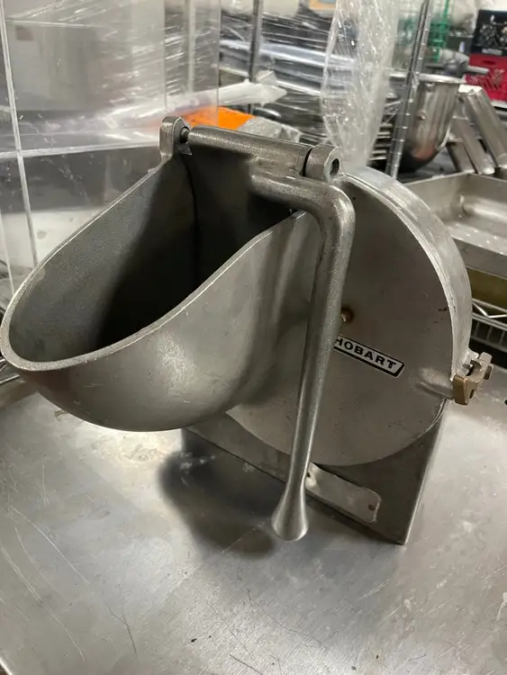 Used Hobart Used 9" Hobart VS9-12 Vegetable Slicer Attachment for No. 12 Hub Food, Restaurant, & Bakery Parts & Accessories Illinois US | Falcon Restaurant Supply #1375672