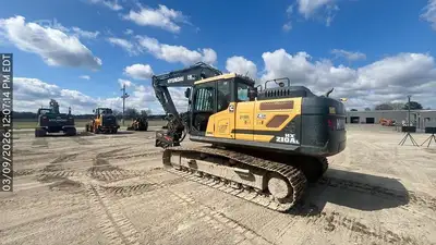 Used 2023 HYUNDAI HX210AL Crawler Excavators North Carolina US | National Equipment Dealers #1422286