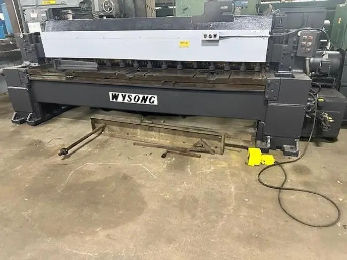 Used WYSONG 1025 Power Squaring Shears (Inch) Arkansas US | SMF MACHINE TOOLS #300178