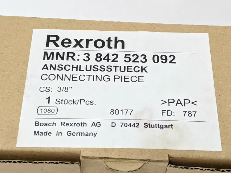 Used REXROTH CONNECTING PIECE Misc Industrial Equipment | Maverick Industrial Sales #1118578