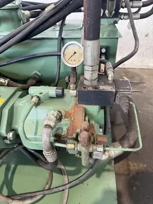150 TON FRANKLIN MANUFACTURING C FRAME PORTABLE FMI HYDRAULIC WEB PUNCH: STOCK #23390