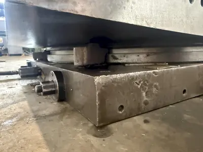 30" X 40" DEVLIEG AIR LIFT ROTARY TABLE. STOCK # 0221026