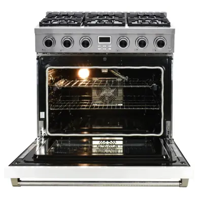 Magic Chef 36" GAS RANGE + WHITE DOOR