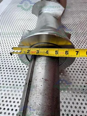 Stainless Steel  53" x 41 x 6" Meat Grinder Head Shaft Screw