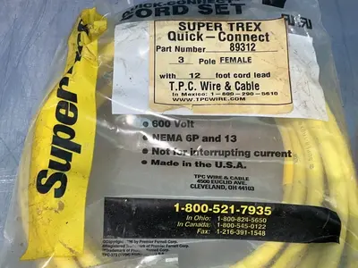 Used SUPER TREX 89312 Cable & Wire Ohio US | HGR 24 #1415181