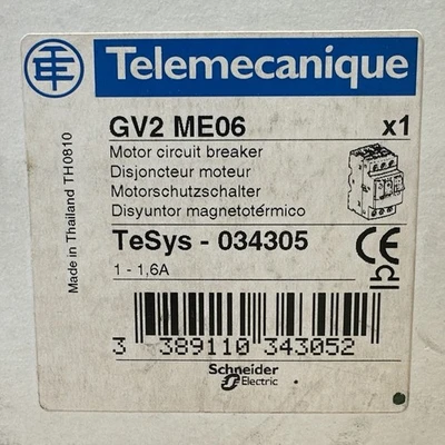 NEW Telemecanique GV2 ME06