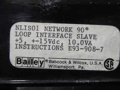 ABB / Bailey NLIS01 Network 90 Loop Interface Slave Module 6636690A1 Used