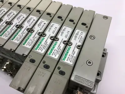 USED NUMATICS 240 SERIES MANIFOLD VALVE BANKS ASSEMBLY