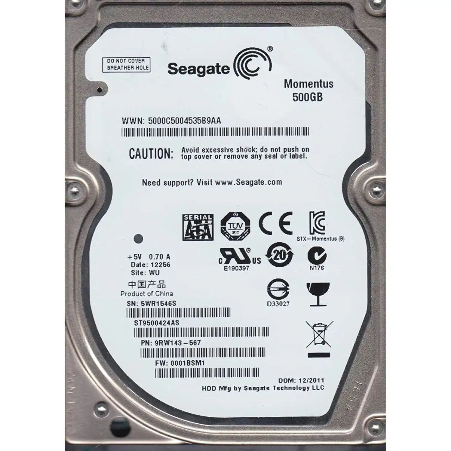 Used _UNKNOWN_ Hard Disk Drive for the HP Designjet T920, T1500, T2500 (CR357-67083) Memory Oklahoma US | Wide Image Solutions #1534345