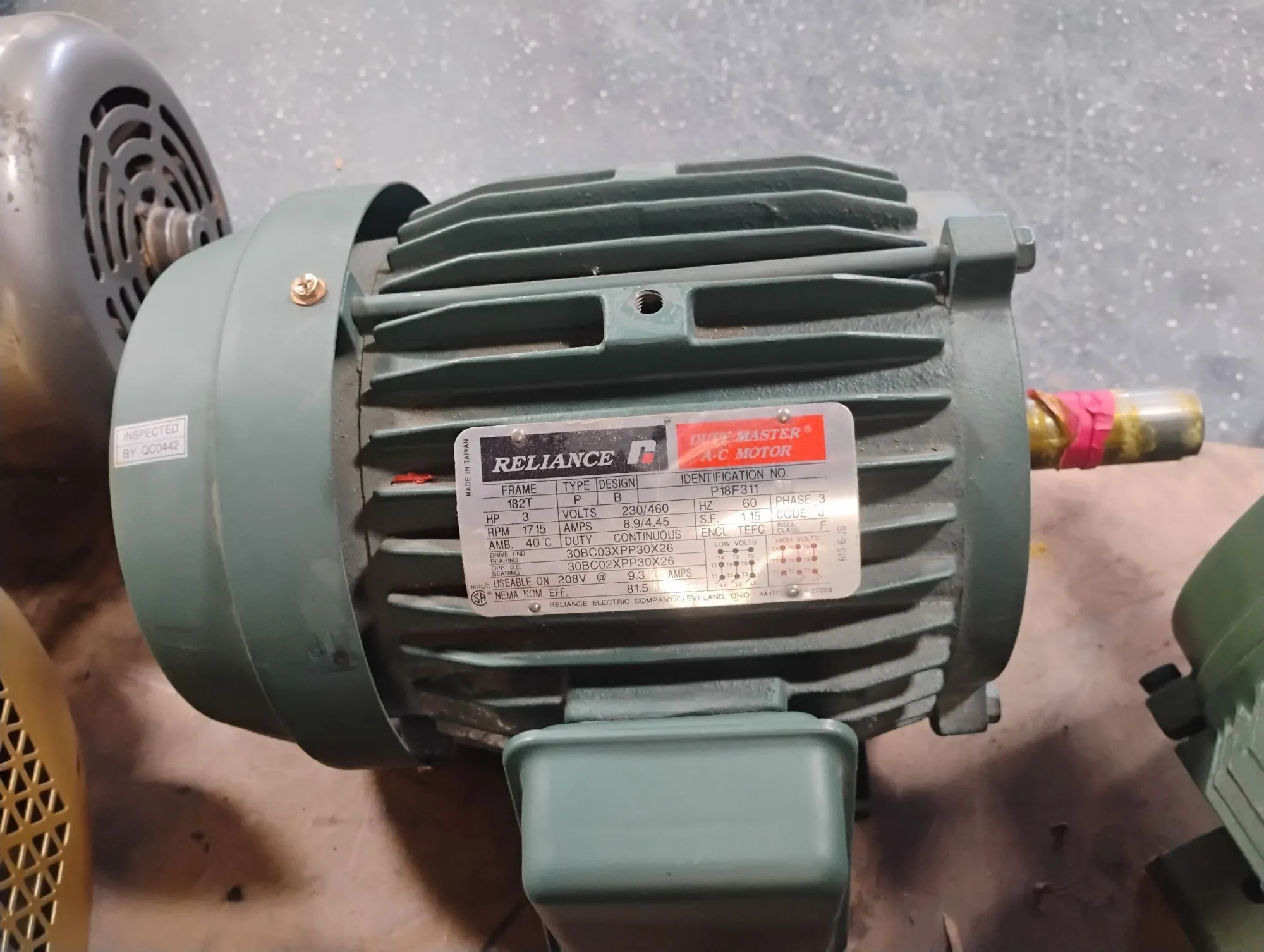 USED RELIANCE P18F311