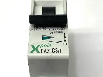 Used Moeller X Pole FAZ-C3/1 Circuit Breaker Circuit Breakers Michigan US | Maverick Industrial Sales #1394237
