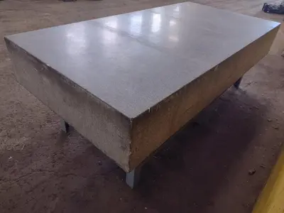 8' X 4' X 14" CHALLENGE PRECISION LAYOUT INSPECTION GRANITE TABLE: STOCK #23796