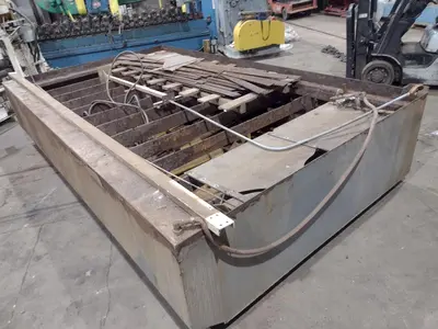 8' X 15' WATERJET TANK / PLASMA CUTTING TABLE: STOCK #23334