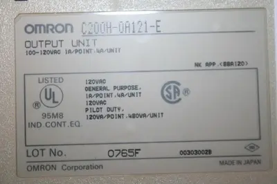 USED OMRON C200H-0A121-E