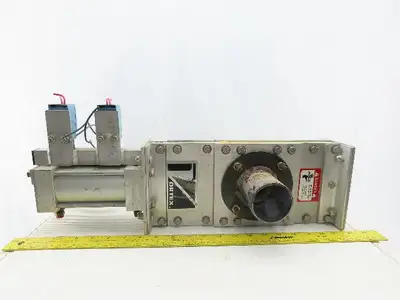 Salina Vortex B03 25550 2-1/4" Pneumatic Slide Gate Dry Material Cut Off Valve