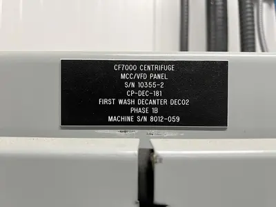 USED 2020 GEA WESTFALIA PROTEIN MASTER CF 7000