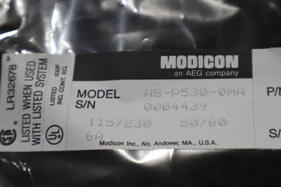 MODICON AS-P530-0MA 115V/230V 6A UNMP STOCK G339