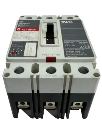 NEW WESTINGHOUSE HMCP003A0 CIRCUIT BREAKER 600VAC 250VDC 3AMPS 3POLE