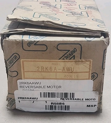 NEW Oriental Motor 2RK6A-AW
