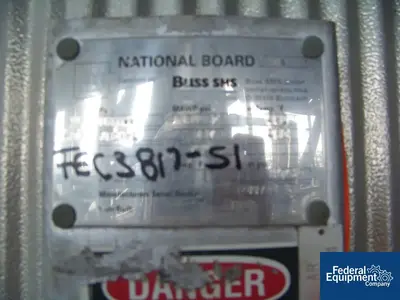 USED Buss ChemTech 320 Sq Ft Buss SMS Thin Film Evaporator, 316L S/S, 32/180#