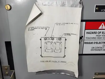 2000 Amps, 4760 Volts, 3 Phase Switchgear Unit