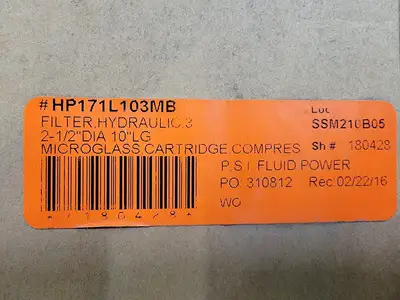 New | in-Stock HYPRO HP171L10-3MB Oil Filter British Columbia CA | Lenmark #282598