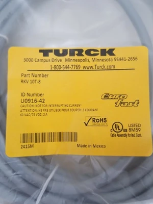 NEW TURCK RKV 10T-8