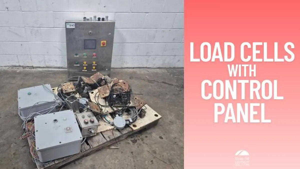 2 Sets of Silo Load Cells with Control Panel