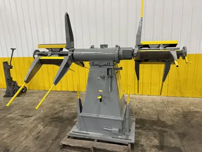 2500 LBS X 12" COOPER WEYMOUTH DOUBLE END PULL-OFF COIL REEL UNCOILER: STOCK #22619