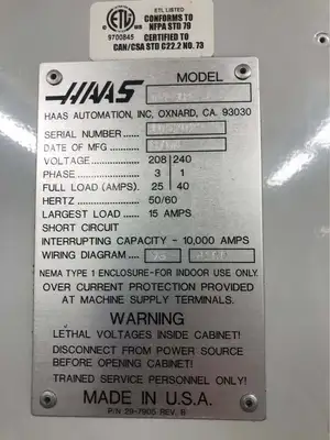2006 HAAS TM-1P Vertical Machining Centers | 520 Machinery Sales LLC (4)