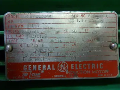 USED GENERAL ELECTRIC 5K364JL324V