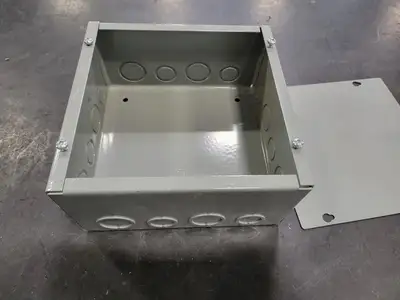 Steel Junction Box 8"x8"x4"