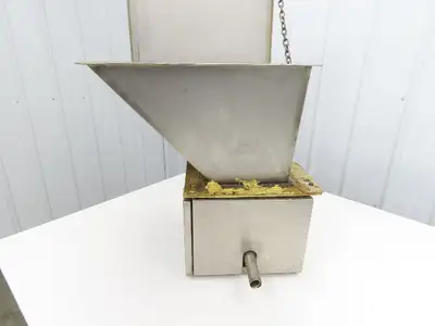 Accu-Rate Volumetric Screw Feeder 1" Auger Stainless Hopper 18x18" 90VDC