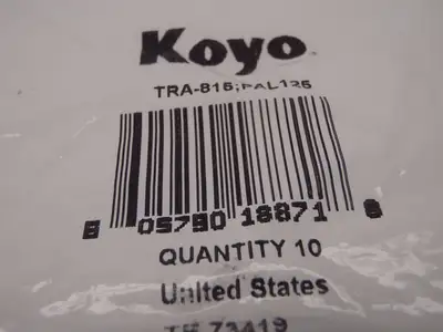 New | in-Stock KOYO THRUST ROLLER BEARING WASHER Hardware Washers | Maverick Industrial Sales #1108609