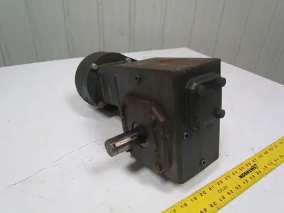 Grove Gear BM1262-3/TX2-5 140TC Single Reduction Worm Gear w/ Speed Reducer