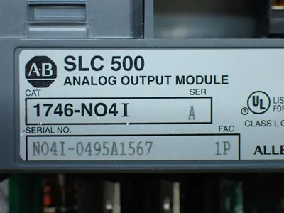 USED ALLENBRADLEY 1746NO4I